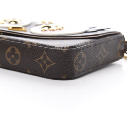 Louis Vuitton Monogram Lovely Birds Pochette Felicie Chain Wallet 12 of 14