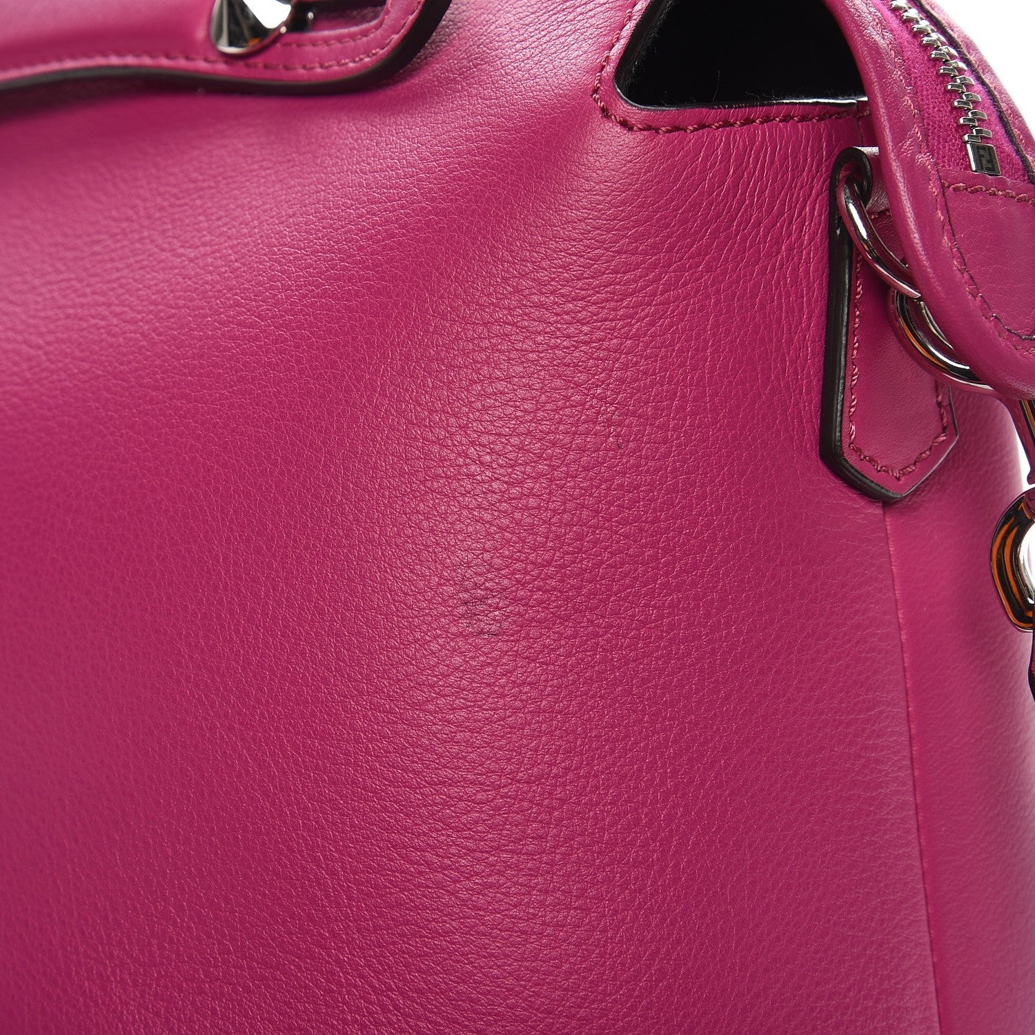 Fendi Vitello Dolce Large By The Way Boston Bag Magenta 9 of 14