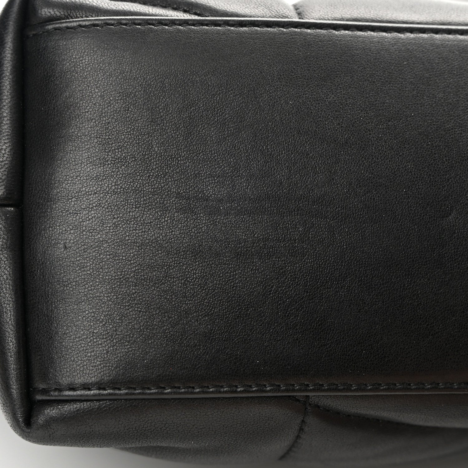 Saint Laurent Lambskin Quilted Small Loulou Puffer Monogram Chain Satchel Black 12 of 14