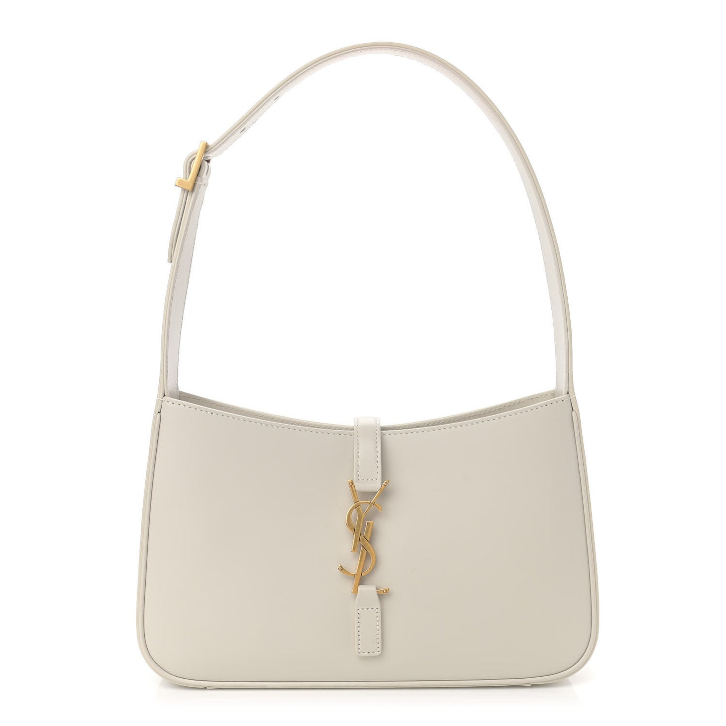 Smooth Calfskin Le 5 A 7 Hobo Blanc Vintage