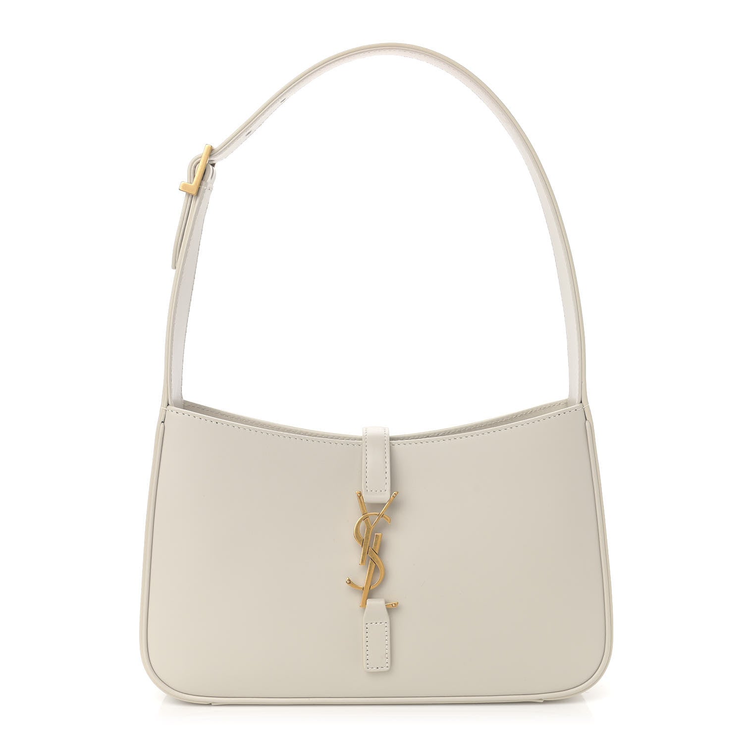 Saint Laurent Smooth Calfskin Le 5 A 7 Hobo Blanc Vintage 1 of 10