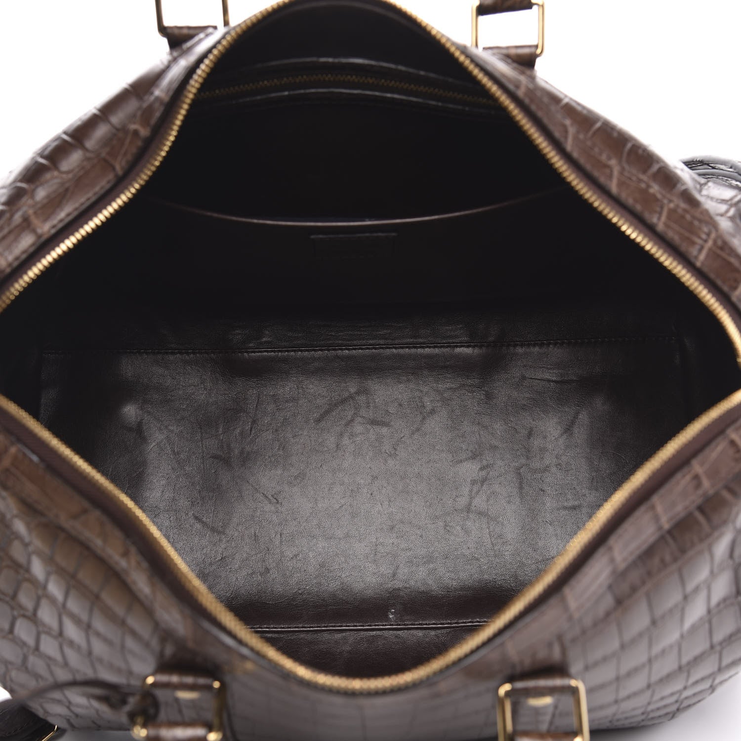Louis Vuitton Matte Alligator SC Bag MM Chocolate 5 of 11