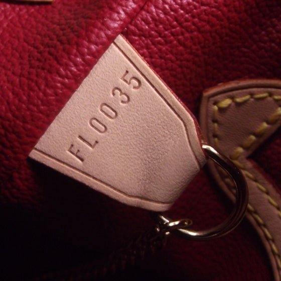 Monogram Cerises Petite Bucket Bag Cherry