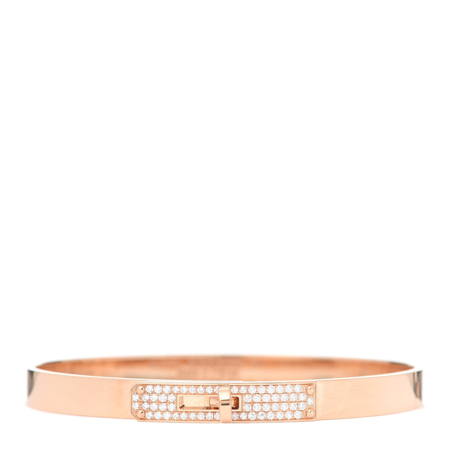 18K Rose Gold Diamond PM Kelly Pave Bracelet SH