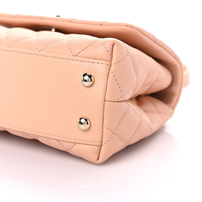 Chanel Caviar Quilted Mini Coco Handle Flap Light Pink 8 of 10