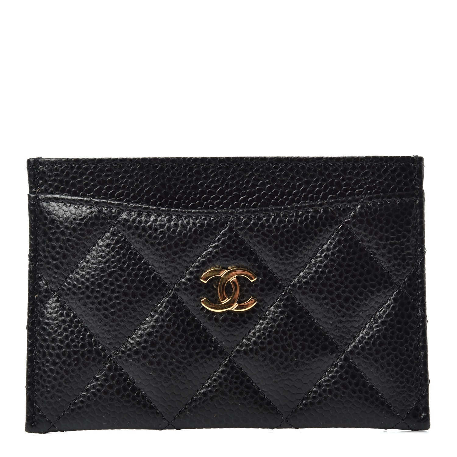 Chanel Caviar Quilted Card Holder Black 1 of 8