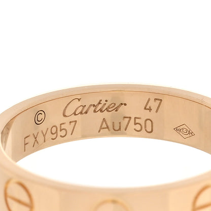 Cartier 18K Yellow Gold 3.5mm LOVE Wedding Band Ring 47 4 4 of 4