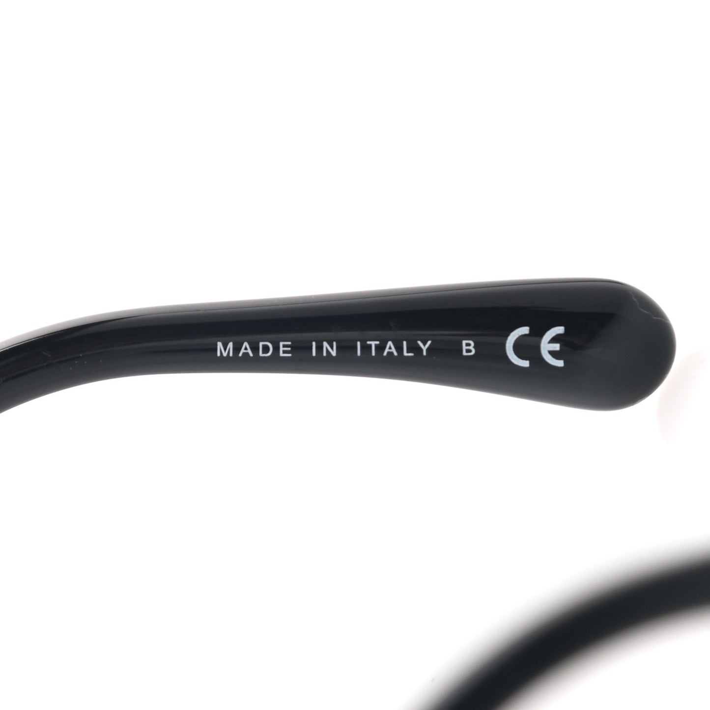 Acetate Strass Square Sunglasses 5422-B-A Black White