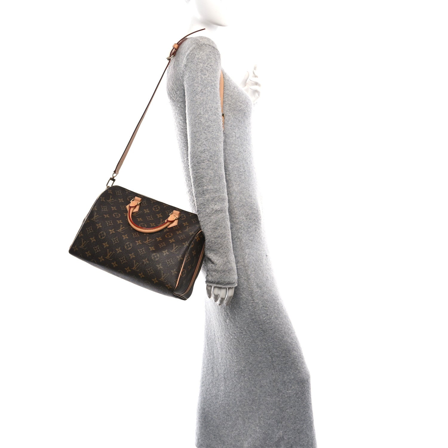 Louis Vuitton Monogram Speedy Bandouliere 30 3 of 13