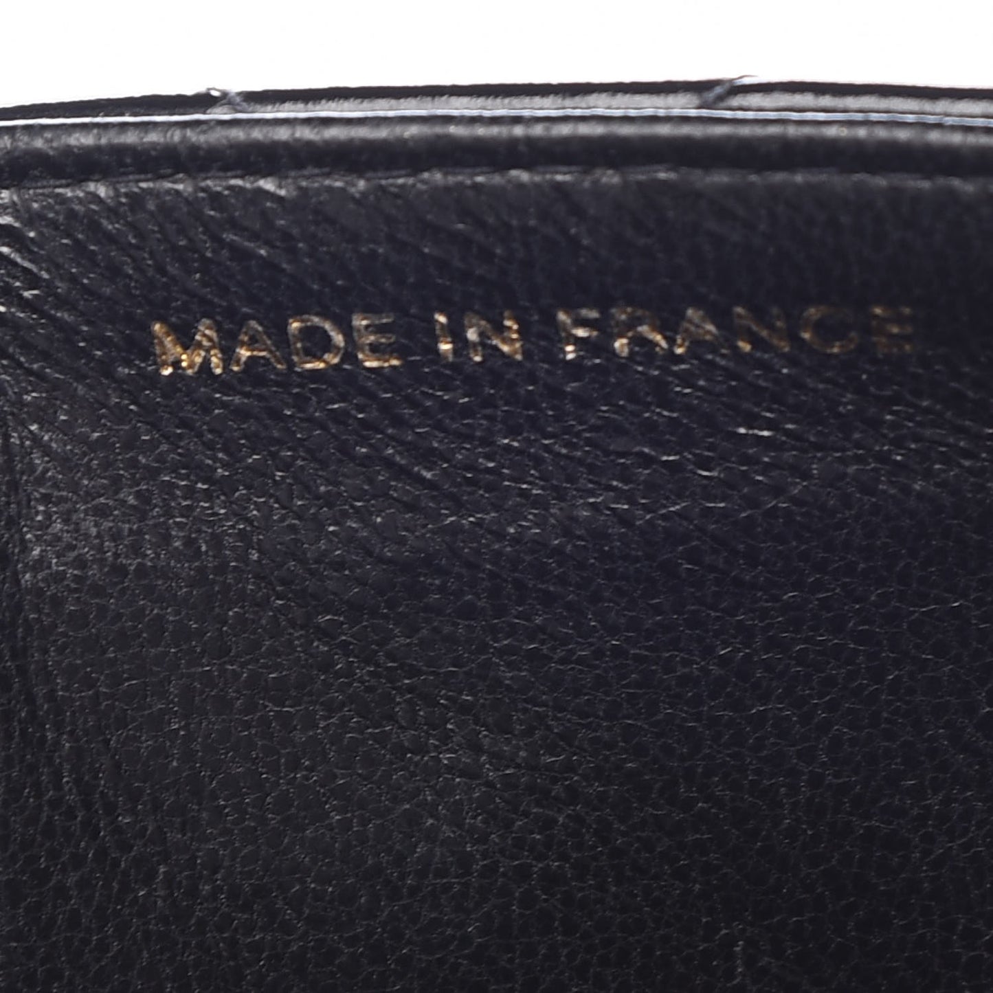 Patent Quilted Jumbo Single Flap Black
