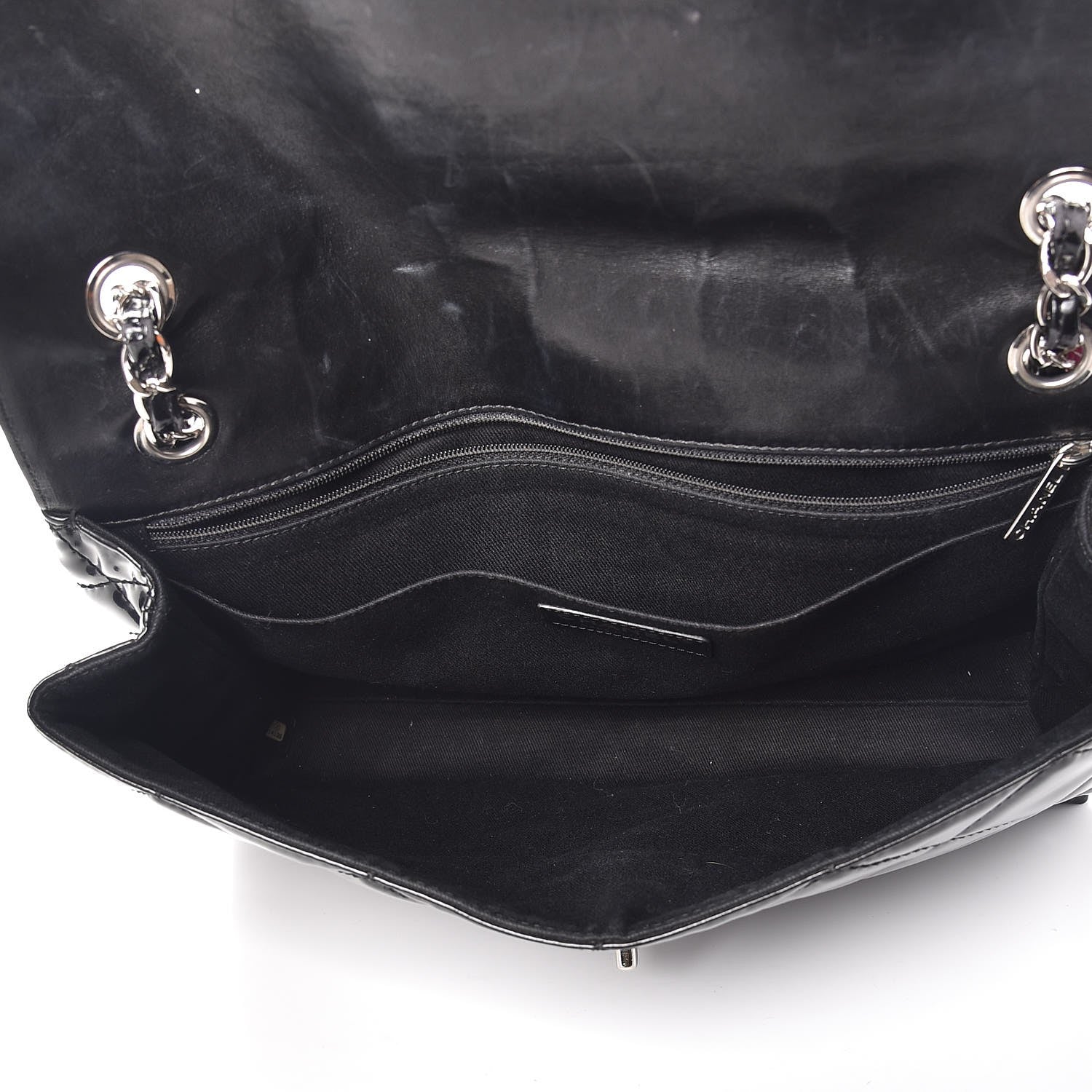 Chanel Vinyl Quilted In the Business Flap Bag Black 5 of 9