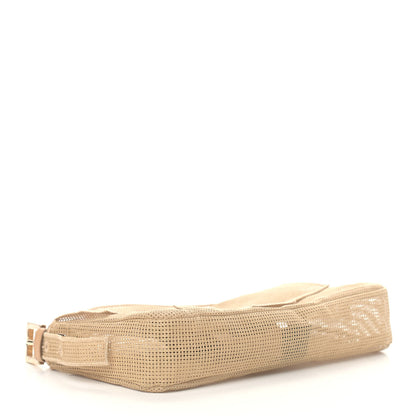 Fendi Cotton Lambskin Baguette With Embroidery Kit Naturale 4 of 13