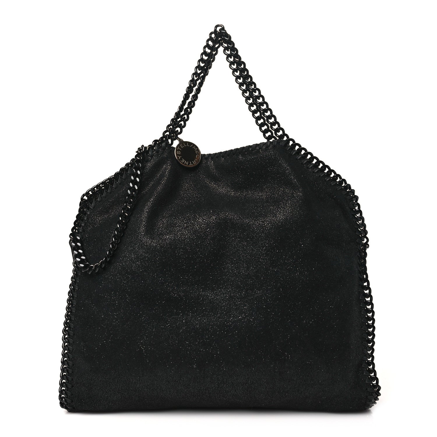 Stella McCartney Shaggy Deer Falabella Fold Over Black 1 of 10