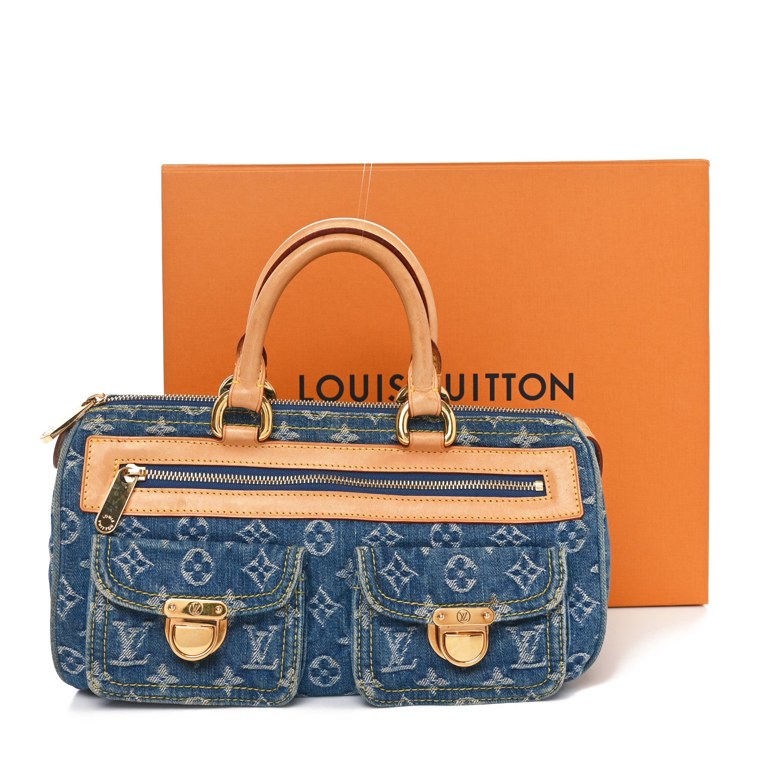 Louis Vuitton Monogram Denim Neo Speedy Blue 12 of 12