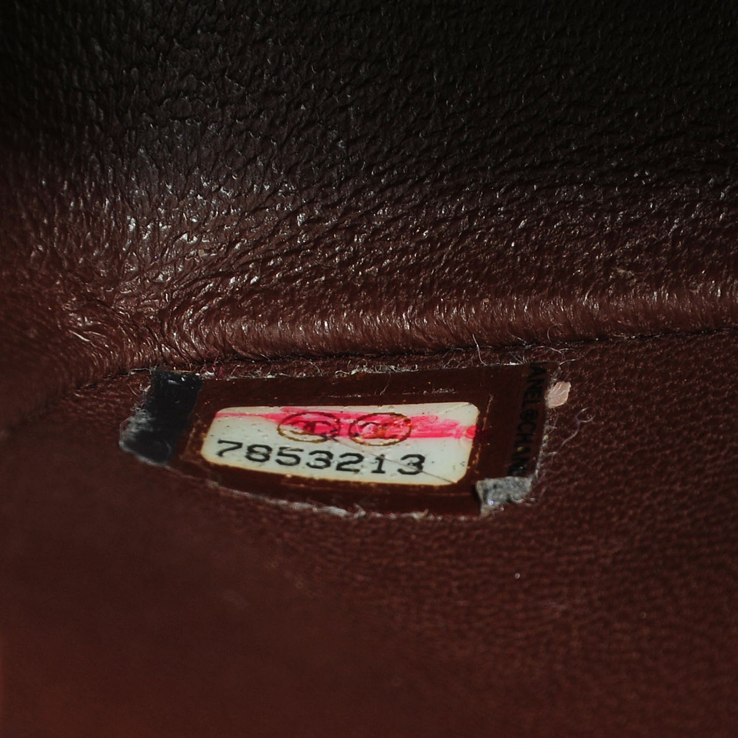 Lambskin Medium Double Flap Chocolate Brown