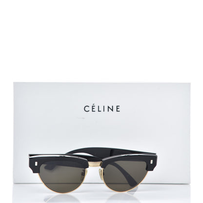 Celine Acetate Cat Eye Sunglasses CL40059U Black Gold 8 of 8