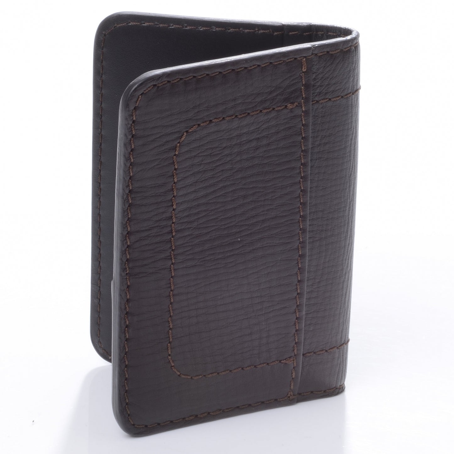 Utah Leather Pocket Organizer Wallet Coffee