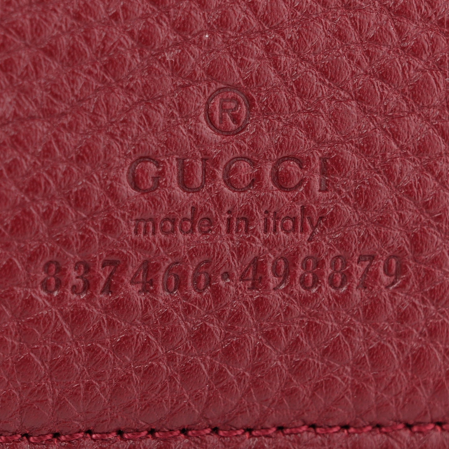 Grained Calfskin Softbit Maxi Shoulder Bag Rosso Ancora
