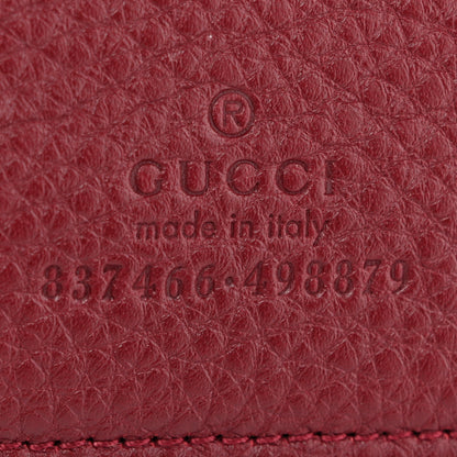 Gucci Grained Calfskin Softbit Maxi Shoulder Bag Rosso Ancora 8 of 15