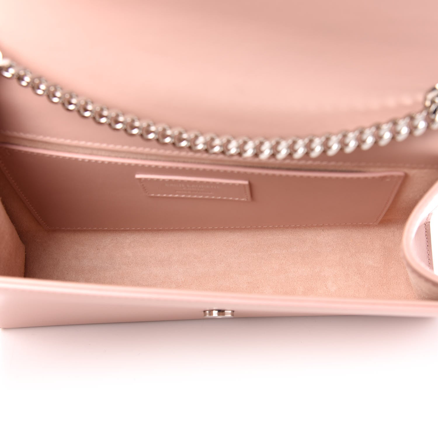 Saint Laurent Smooth Calfskin Medium Classic Monogram Kate Tassel Satchel Pale Blush 5 of 11