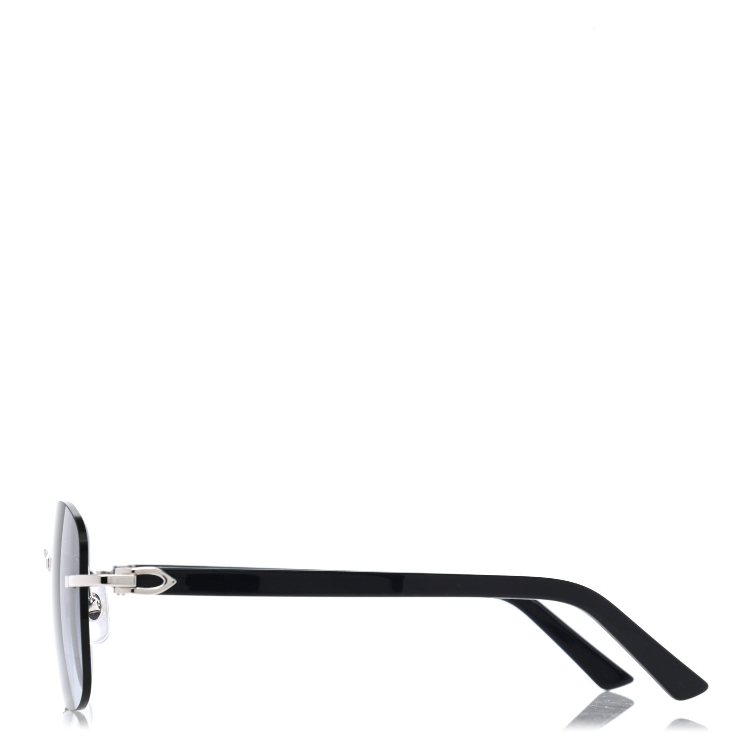 Cartier C Decor Rimless Sunglasses Blue 3 of 7
