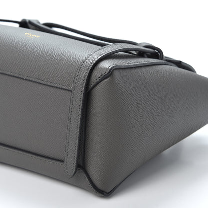 Celine Grained Calfskin Nano Belt Bag Grey 6 of 10