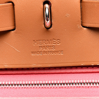 Hermes Toile Vache Hunter Herbag Zip 39 MM Rose Azalee 7 of 13
