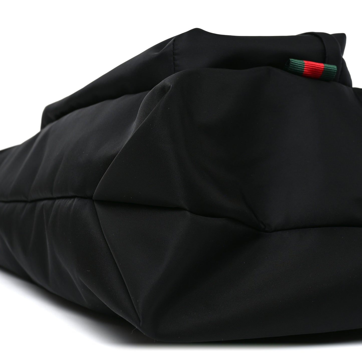 Nylon Logo Tote Black