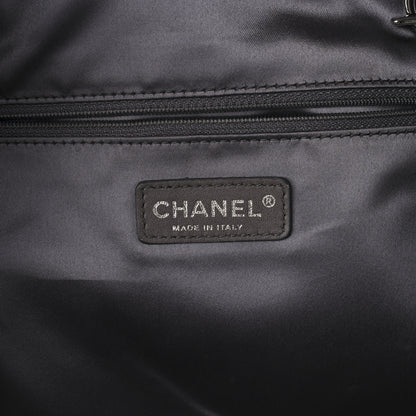 Chanel Lambskin CC Patchwork Shoulder Bag Black White 6 of 11