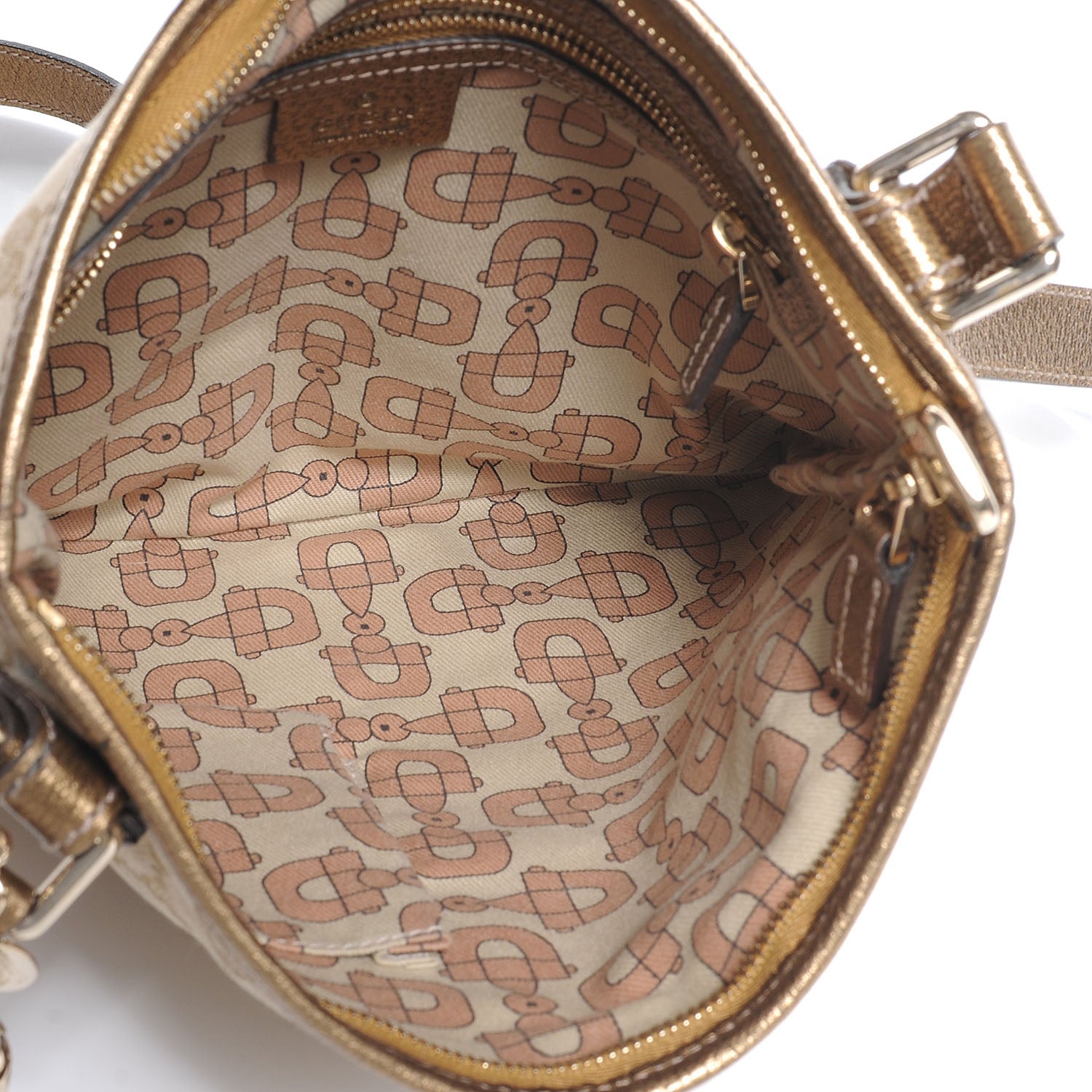 Gucci Monogram Jolicoeur Charms Messenger Bag 6 of 8