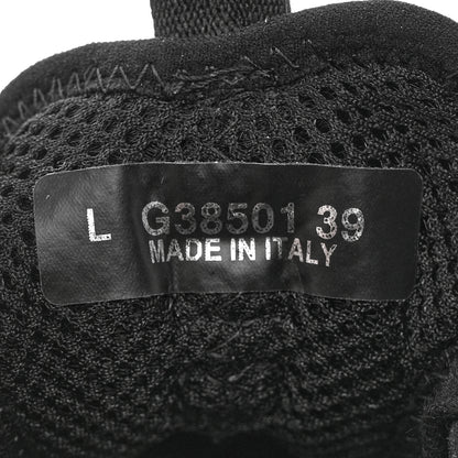 Chanel Suede Calfskin Mixed Fibers CC Sneakers 39 Black Dark Grey 8 of 9