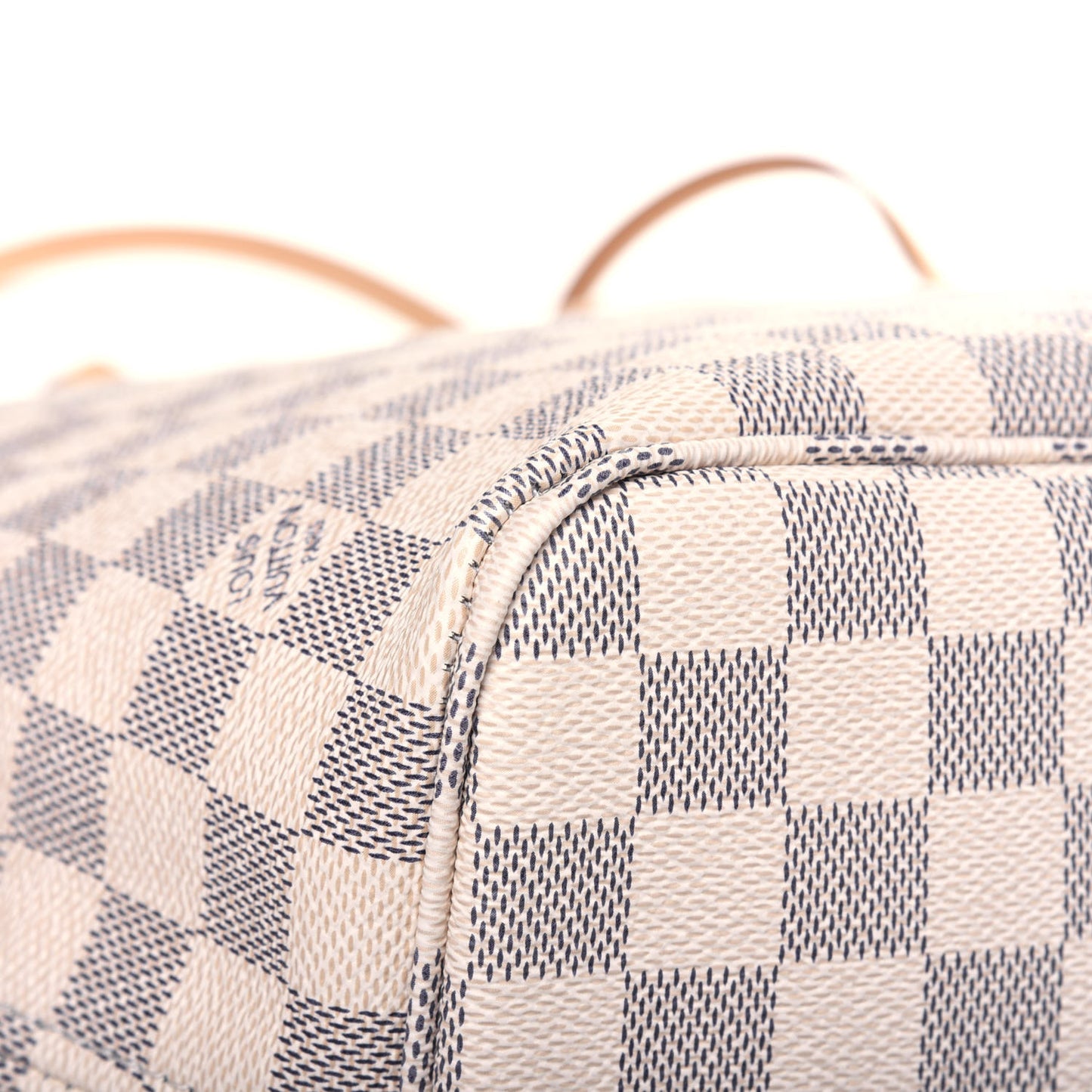 Damier Azur Neo Neverfull MM Rose Ballerine