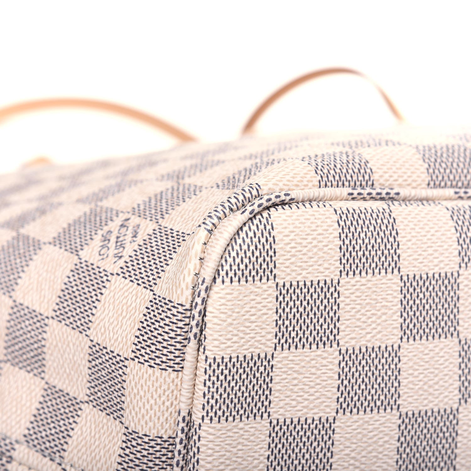 Louis Vuitton Damier Azur Neo Neverfull MM Rose Ballerine 11 of 12