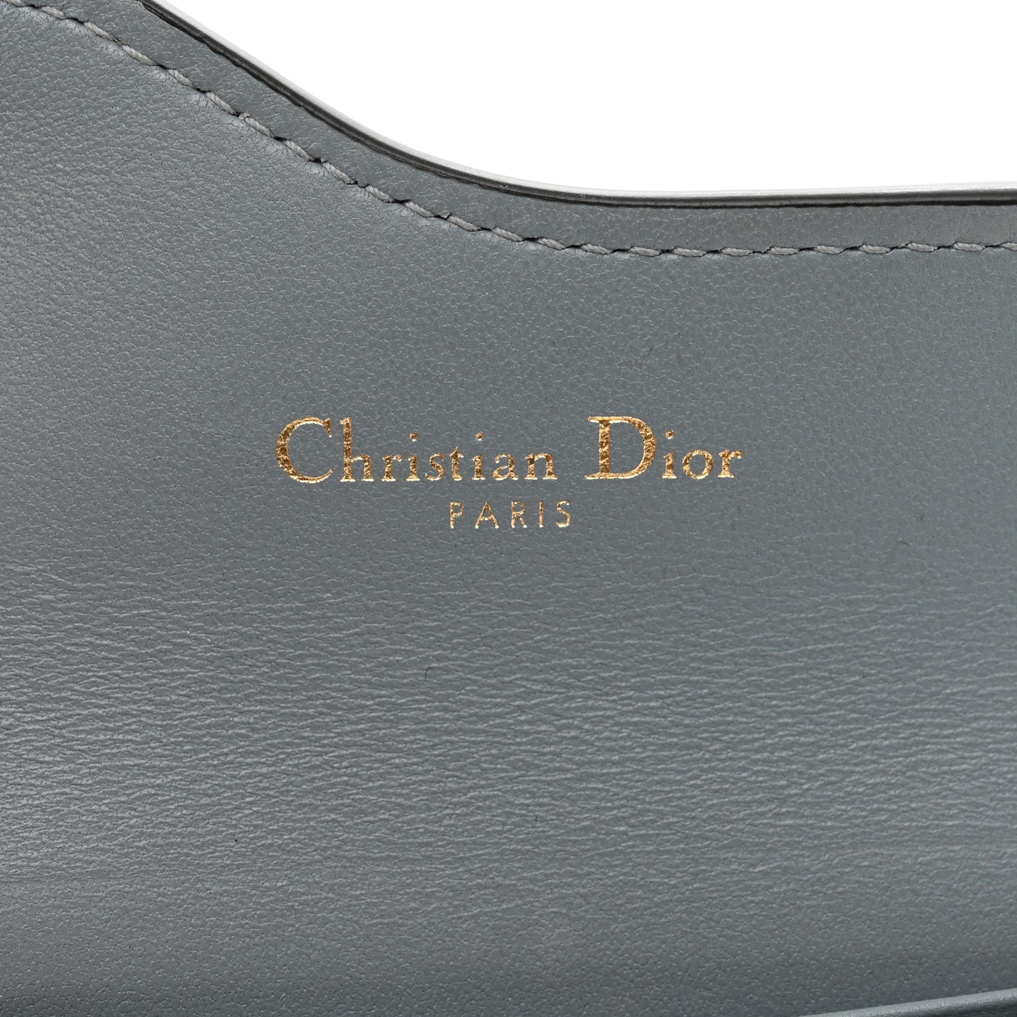 Goatskin Saddle Card Holder Sky Blue