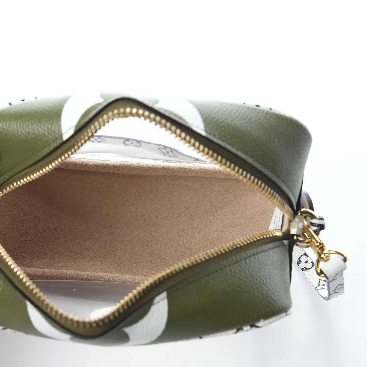 Monogram Giant Beach Pouch Kaki