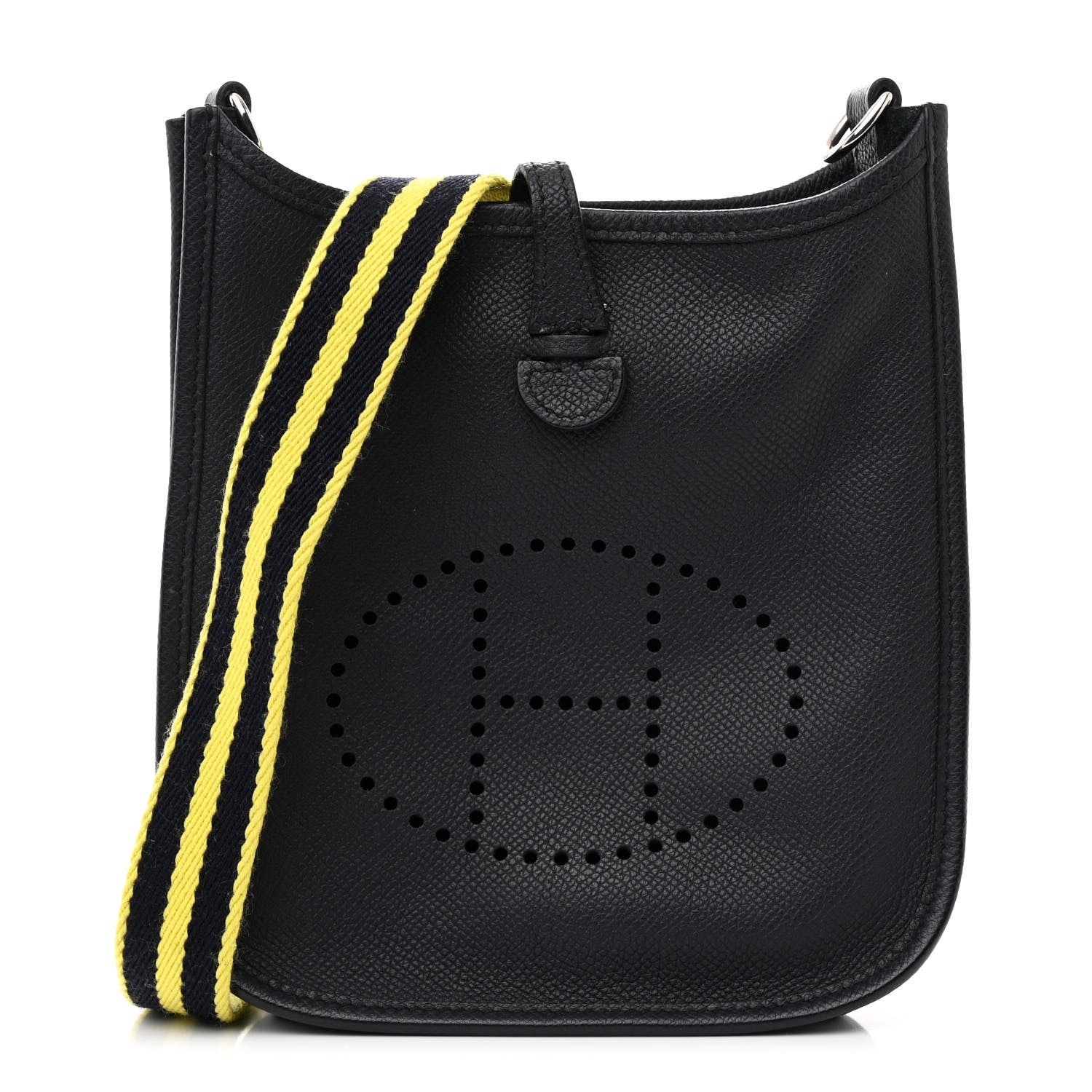 Hermes Epsom Amazone Evelyne TPM Bleu Indigo Lime 1 of 10