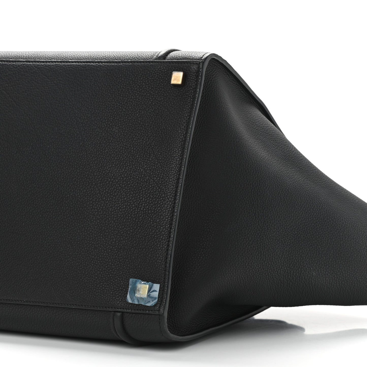 Grained Calfskin Medium Phantom Luggage Black