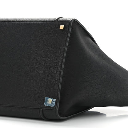 Celine Grained Calfskin Medium Phantom Luggage Black 9 of 12