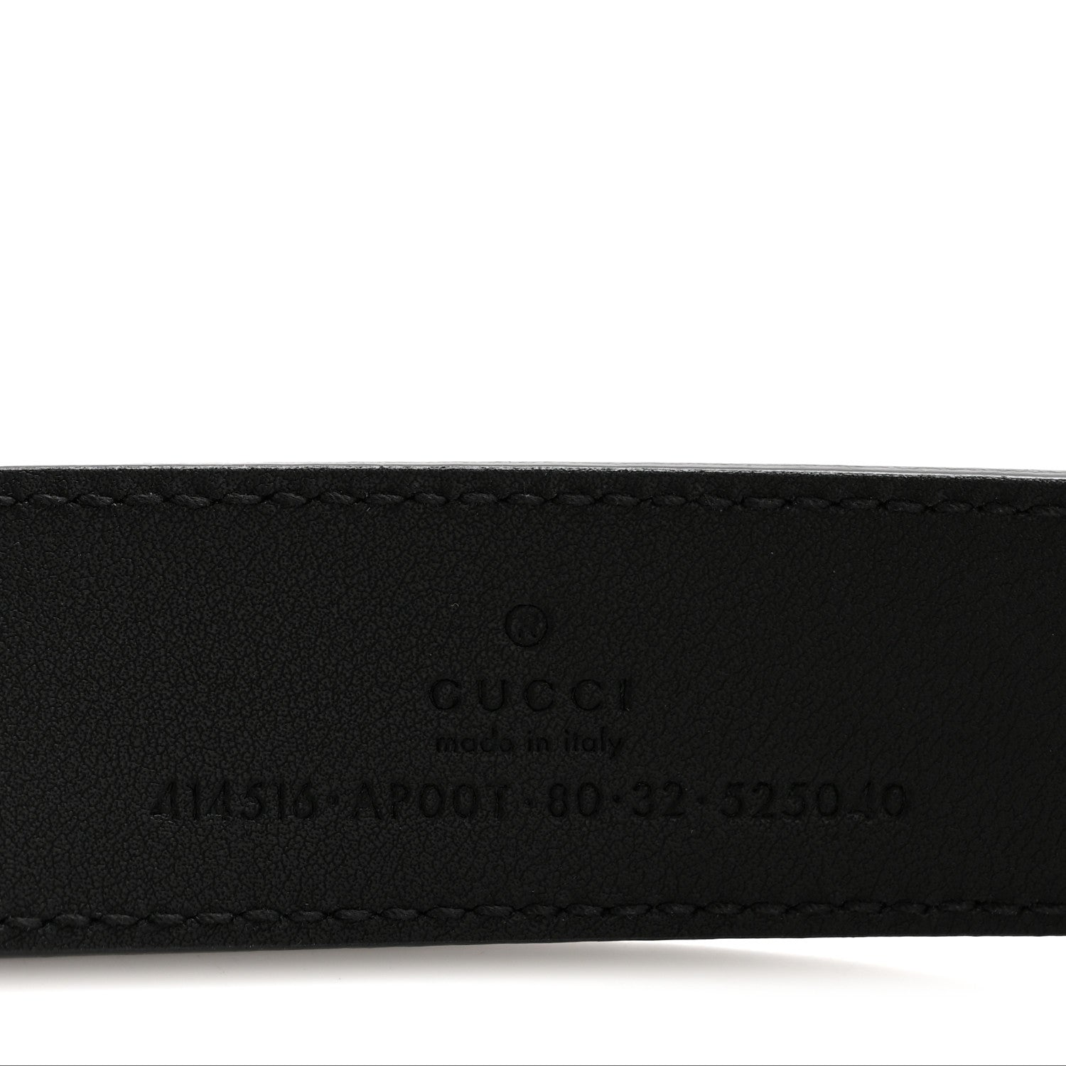 Gucci Calfskin Double G 30mm Belt 80 32 Black 5 of 7