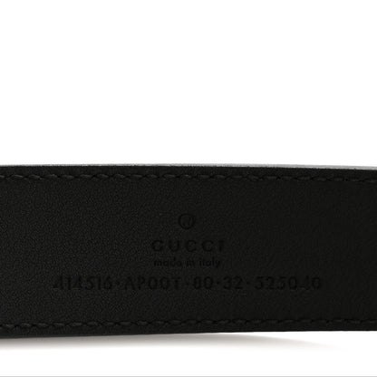 Gucci Calfskin Double G 30mm Belt 80 32 Black 5 of 7