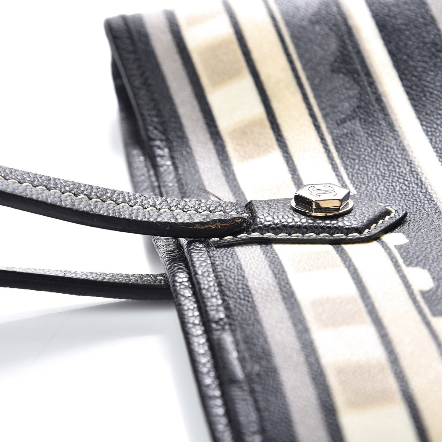 Coated Canvas Le Train Bag Black