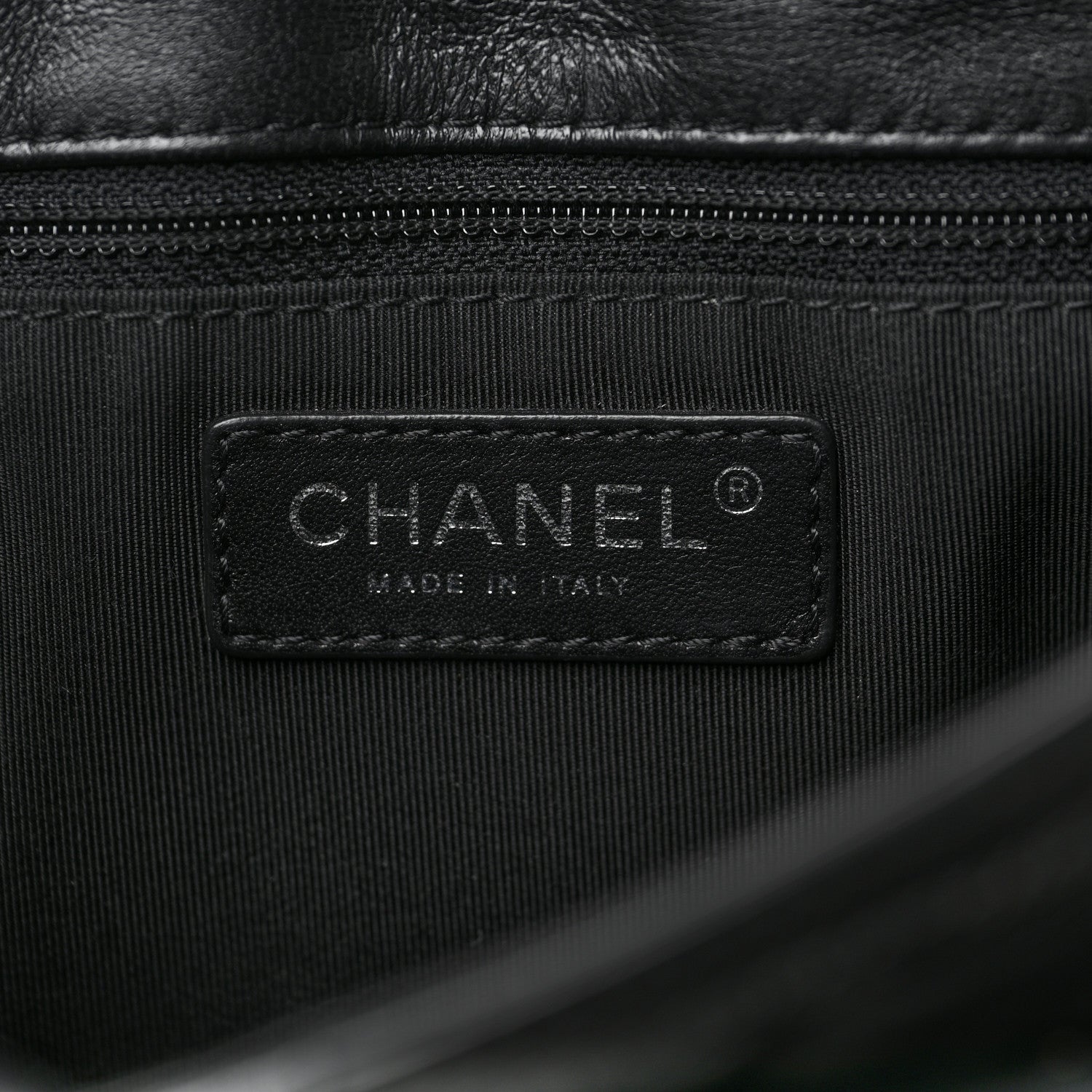 Chanel Lambskin Quilted Messenger Flap Black 6 of 9