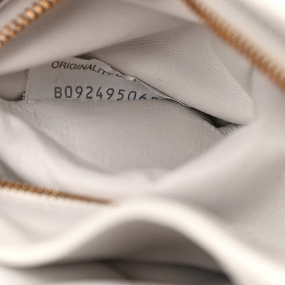 Bottega Veneta Lambskin Maxi Intreccio Padded Chain Cassette Crossbody Bag White 6 of 9