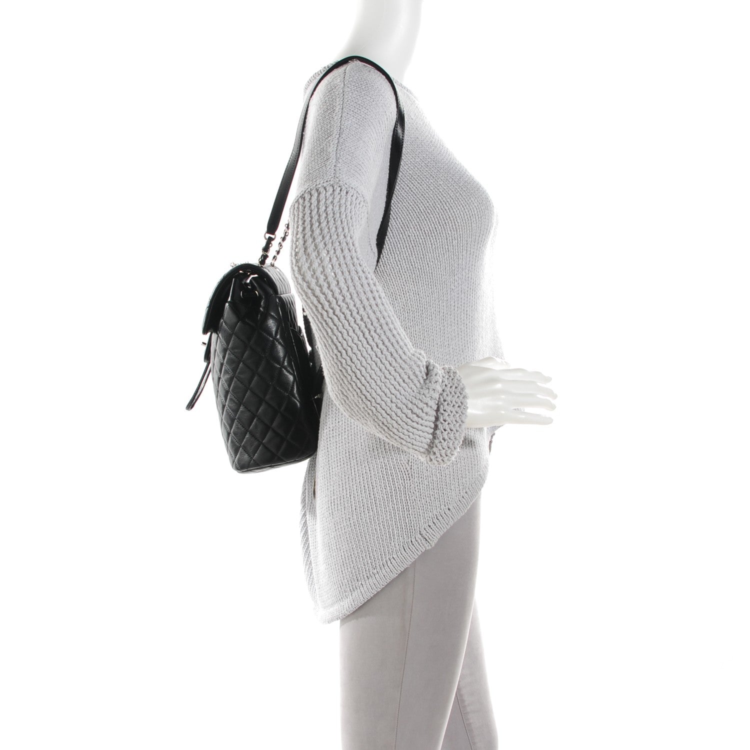 Chanel Lambskin Quilted Small Urban Spirit Backpack Black 2 of 8
