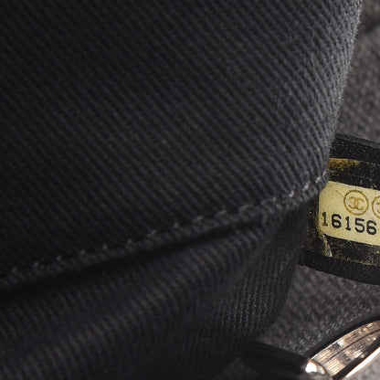 Chanel Canvas Small Deauville Tote Grey 7 of 7