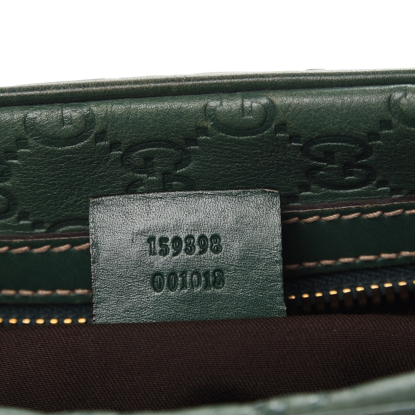 Calfskin Large Wave Boston Green