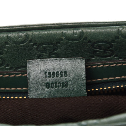 Gucci Calfskin Large Wave Boston Green 7 of 8