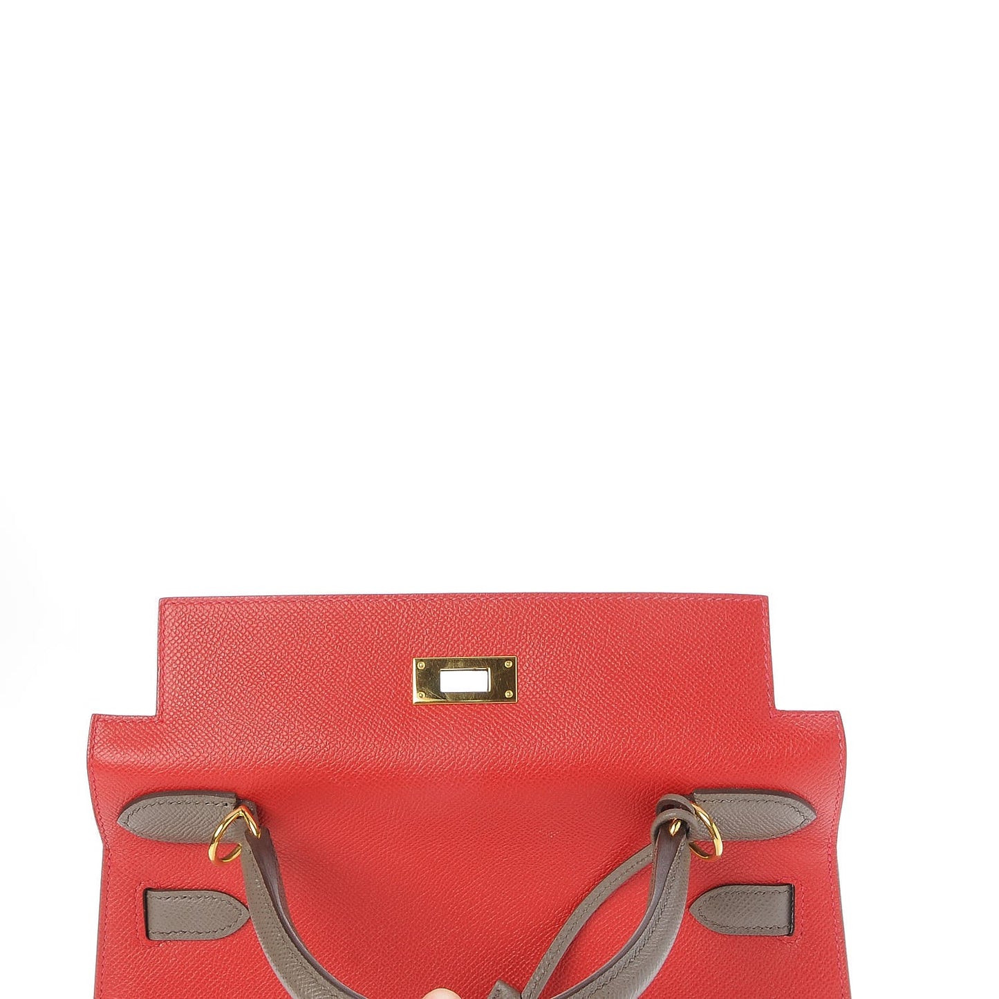 Epsom Horseshoe Kelly Sellier 28 Rouge Casaque Etain