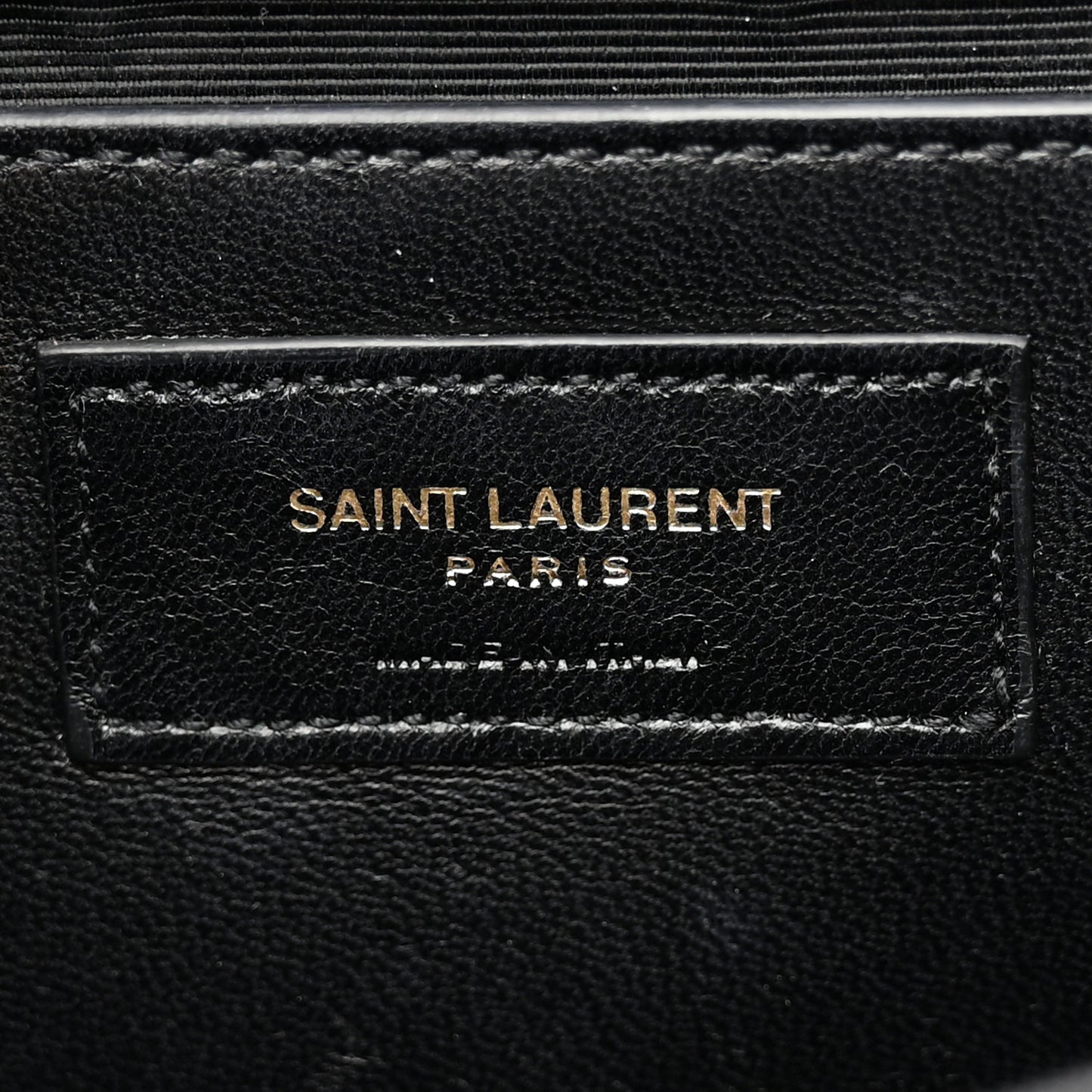 Grain De Poudre Monogram Cassandre Clutch Black