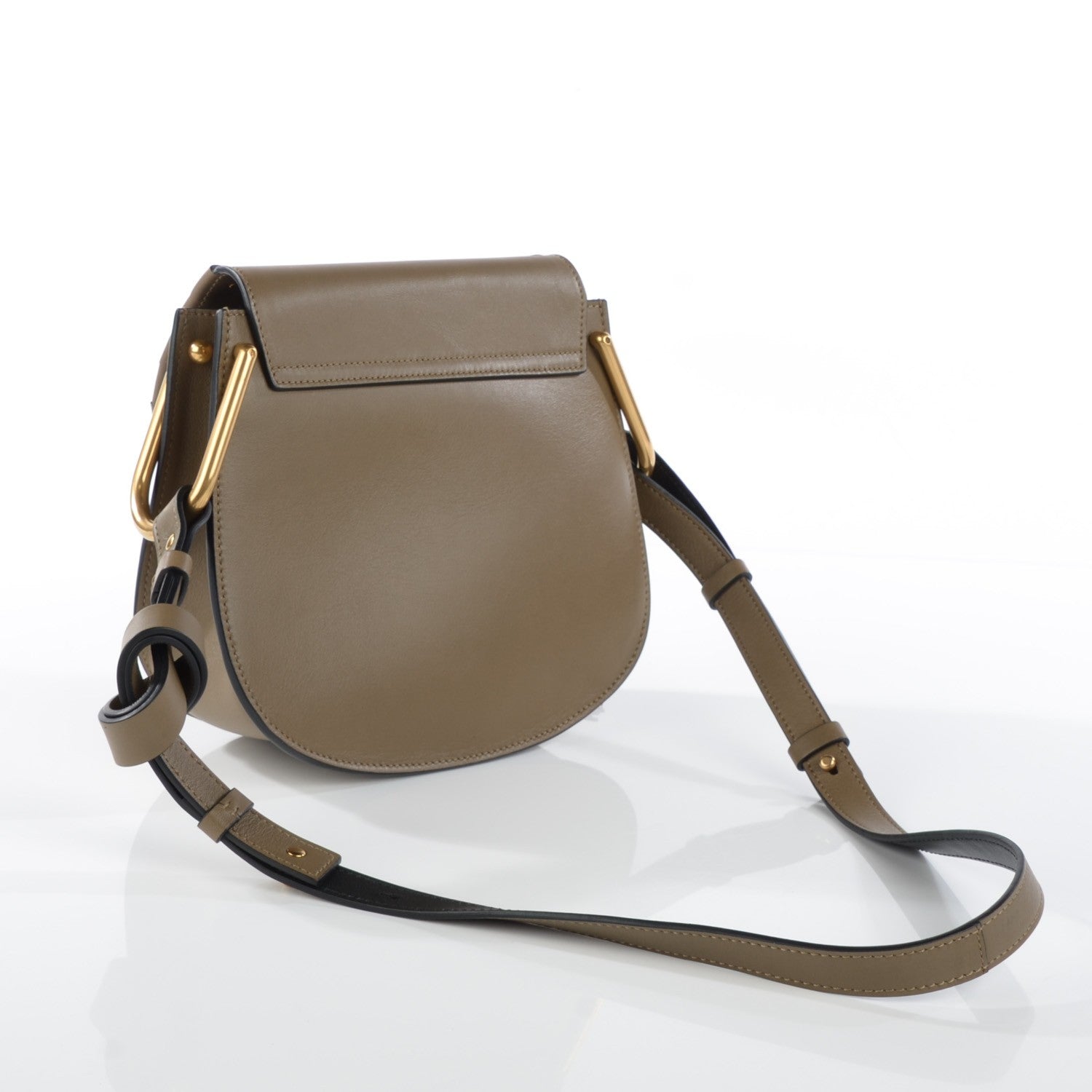 Chloe Calfskin Small Hudson Shoulder Bag Merino Grey 3 of 8